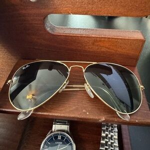 Ray-Ban Classic Gold Frame Sunglasses